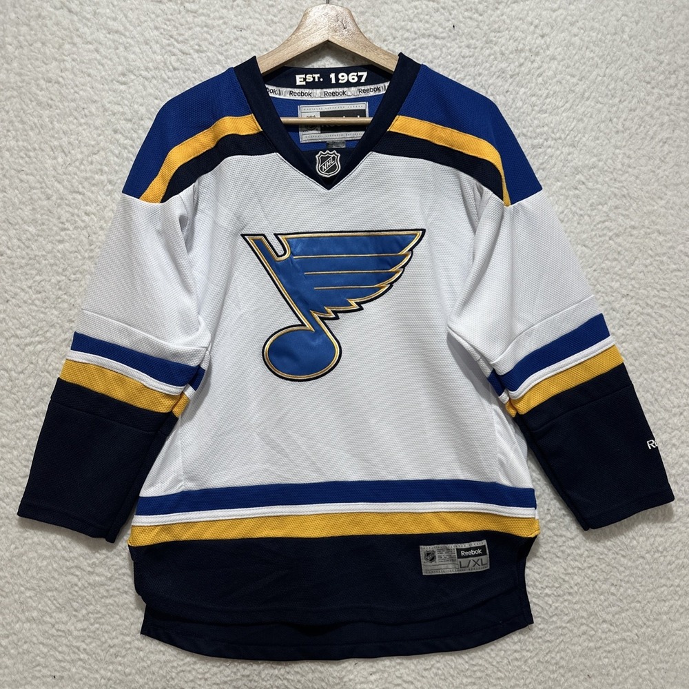Vintage St. Louis Blues Jersey Youth Size L/XL Multicolor Reebok NHL Hockey